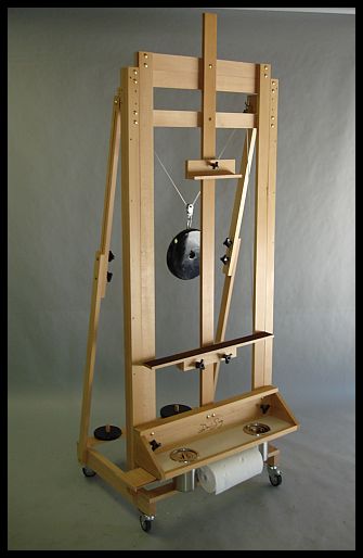 studio easel front view